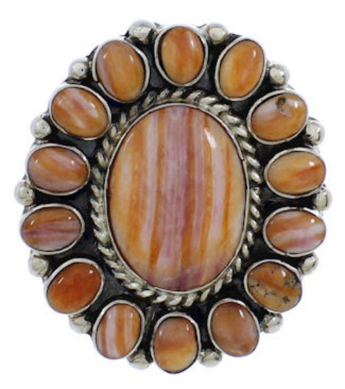 Genuine Sterling Silver And Oyster Shell Ring Size 6-1/4 VX36474